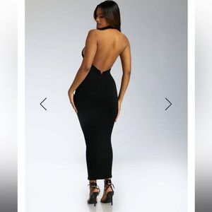 Naked wardrobe backless dress